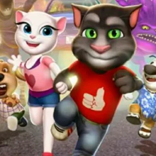👫 emoji Talking Tom and friends Telegram sticker 6 of 61