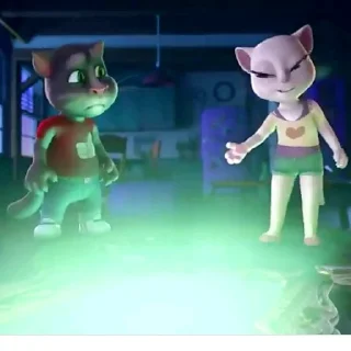 😯 emoji Talking Tom and friends Telegram sticker 23 of 61