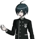 🙃 emoji Shuichi Saihara 🖤 Telegram sticker 9 of 110