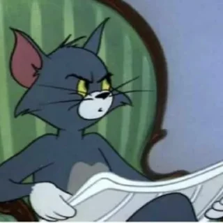 😶 emoji Tom and Jerry Telegram sticker 7 of 95