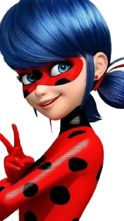 🐞 emoji Ladybug - Miraculous : @Characters_stickers Telegram sticker 5 of 68