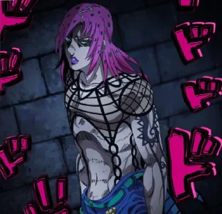 😎 emoji JoJo's Bizarre Adventure Telegram sticker 12 of 120
