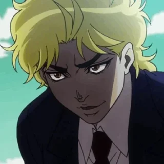 😀 emoji JoJo's Bizarre Adventure Telegram sticker 6 of 120