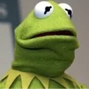 😐 emoji Kermit The Frog Telegram sticker 8 of 120