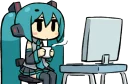 😶 emoji Mikura Stuff Telegram sticker 15 of 119