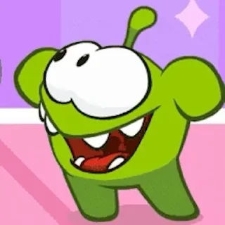 💚 emoji 'Om Nom Stories | @iStickerLand, Telegram sticker 18 of 50
