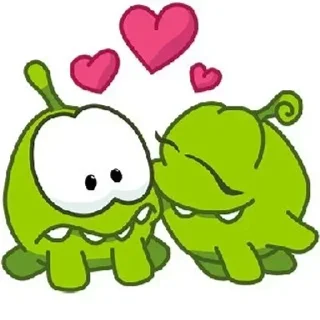 😘 emoji Om Nom Telegram sticker 21 of 42