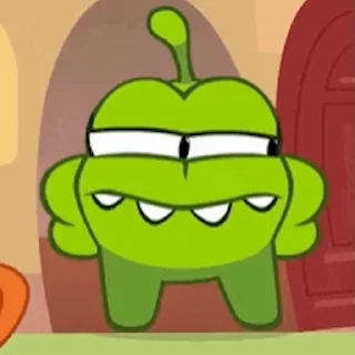💚 emoji 'Om Nom Stories | @iStickerLand, Telegram sticker 12 of 50