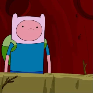 🙁 emoji Adventure Time Telegram sticker 21 of 30
