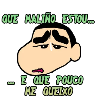 🤒 emoji Shin-chan en galego Telegram sticker 24 of 74