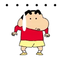 🤐 emoji Shin Chan Telegram sticker 8 of 80