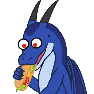 🥪 emoji Glax the Dragon Telegram sticker 19 of 120