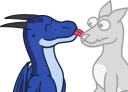 😛 emoji Glax the Dragon Telegram sticker 13 of 120