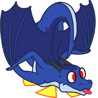 🛬 emoji Glax the Dragon Telegram sticker 7 of 120