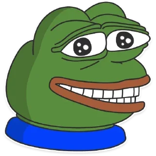 😁 emoji Pepe Telegram sticker 19 of 24