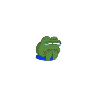 😭 emoji Pepe Telegram sticker 22 of 24