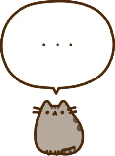 💬 emoji Pusheen Telegram sticker 10 of 60
