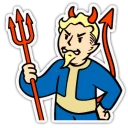 😈 emoji Vault Boy (Fall Out) - S4T.tv Telegram sticker 20 of 52