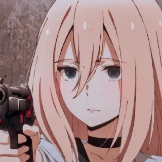 🔫 emoji Angels Of Death Telegram sticker 22 of 40