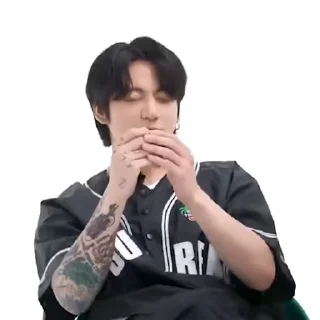 ❔ emoji jk  ‌♡  run bts  ❔  @softrn  ! Telegram sticker 22 of 35