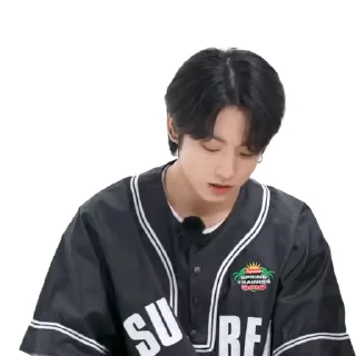 🫧 emoji jk  ‌♡  run bts  ❔  @softrn  ! Telegram sticker 9 of 35