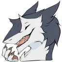 😄 emoji Northern Sergal Telegram sticker 13 of 15