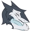 😏 emoji Northern Sergal Telegram sticker 6 of 15