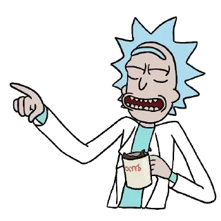 😂 emoji Rick and Morty by @TheYehudi Telegram sticker 24 of 119