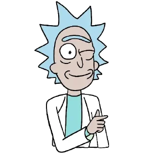 😉 emoji Rick and Morty by @TheYehudi Telegram sticker 16 of 119