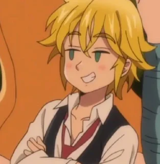 ⚡️ emoji Meliodas @hukagenaruto Telegram sticker 19 of 33