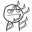 🖕 emoji @reich’s Stickers 2 Telegram sticker 13 of 111