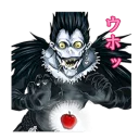 🍎 emoji DEATH NOTE @Nekosticker Telegram sticker 16 of 49