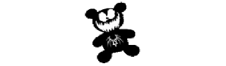 🧸 emoji Черный вайб от @ministicers Telegram sticker 8 of 30