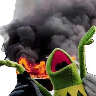 💥 emoji Kermit @FranceCanal Telegram sticker 6 of 34