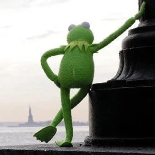 😉 emoji Kermit @FranceCanal Telegram sticker 19 of 34