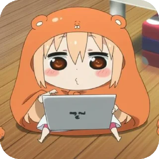 💻 emoji UMARUUU ←⁠(⁠*⁠꒪⁠ヮ⁠꒪⁠*⁠) Telegram sticker 16 of 78