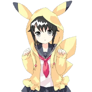 🙂 emoji 「Ayano Aishi」🖤 Telegram sticker 20 of 36