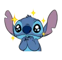 😇 emoji Stitch Telegram sticker 14 of 113