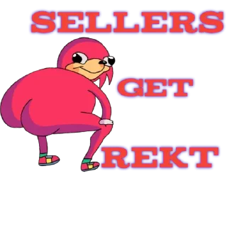 💳 emoji Ugandan Knuckles $DAWAE Telegram sticker 8 of 20