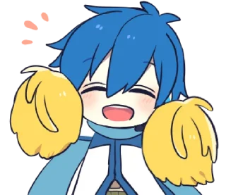 😆 emoji Mini Kaito Telegram sticker 13 of 19