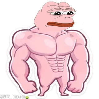 🐸 emoji Bear Pepe's @PEPE_CREATOR @EDVIN_1 Telegram sticker 21 of 120