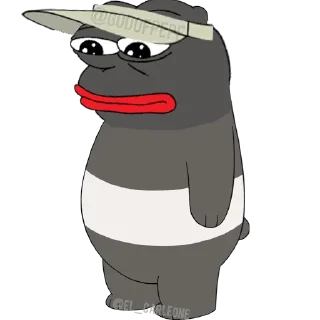🐸 emoji Bare Pepe's @EL_CARLEONE @MEHDI_HANNIBAL Telegram sticker 7 of 117