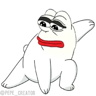 🐸 emoji Bear Pepe's @PEPE_CREATOR @EDVIN_1 Telegram sticker 14 of 120