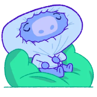 😒 emoji Wumpus & Co: Winter Fun | @discord_stickers Telegram sticker 12 of 30
