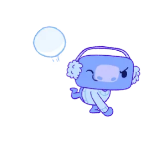 ⚪️ emoji Wumpus & Co: Winter Fun | @discord_stickers Telegram sticker 22 of 30