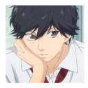 😕 emoji Ao Haru Ride @Nekosticker Telegram sticker 9 of 48