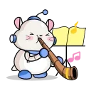 🎵 emoji Wumpus & Co: Daily Routine | @discord_stickers Telegram sticker 20 of 29