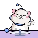Sticker from Wumpus & Co: Daily Routine | @discord_stickers