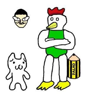 🐔 emoji El viejo y el paint Telegram sticker 5 of 96