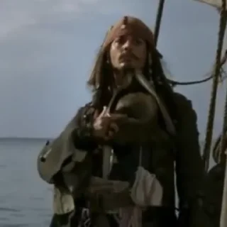 🙃 emoji Captain Sparrow Telegram sticker 7 of 93